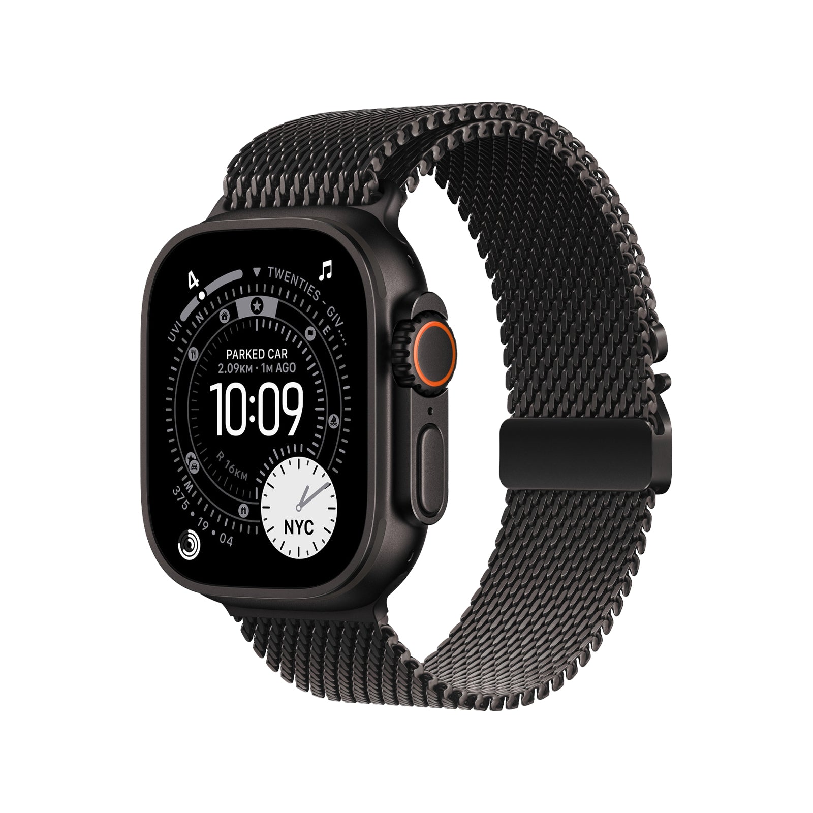 Titanium Milanese Band