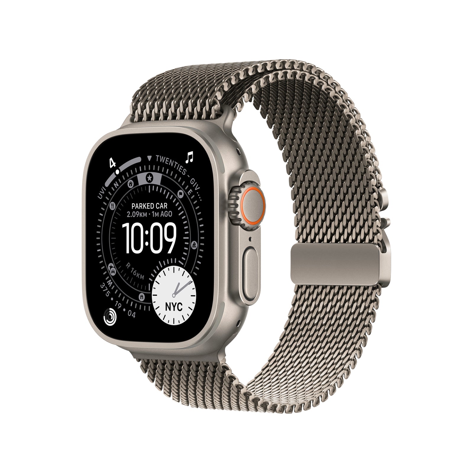 Titanium Milanese Band