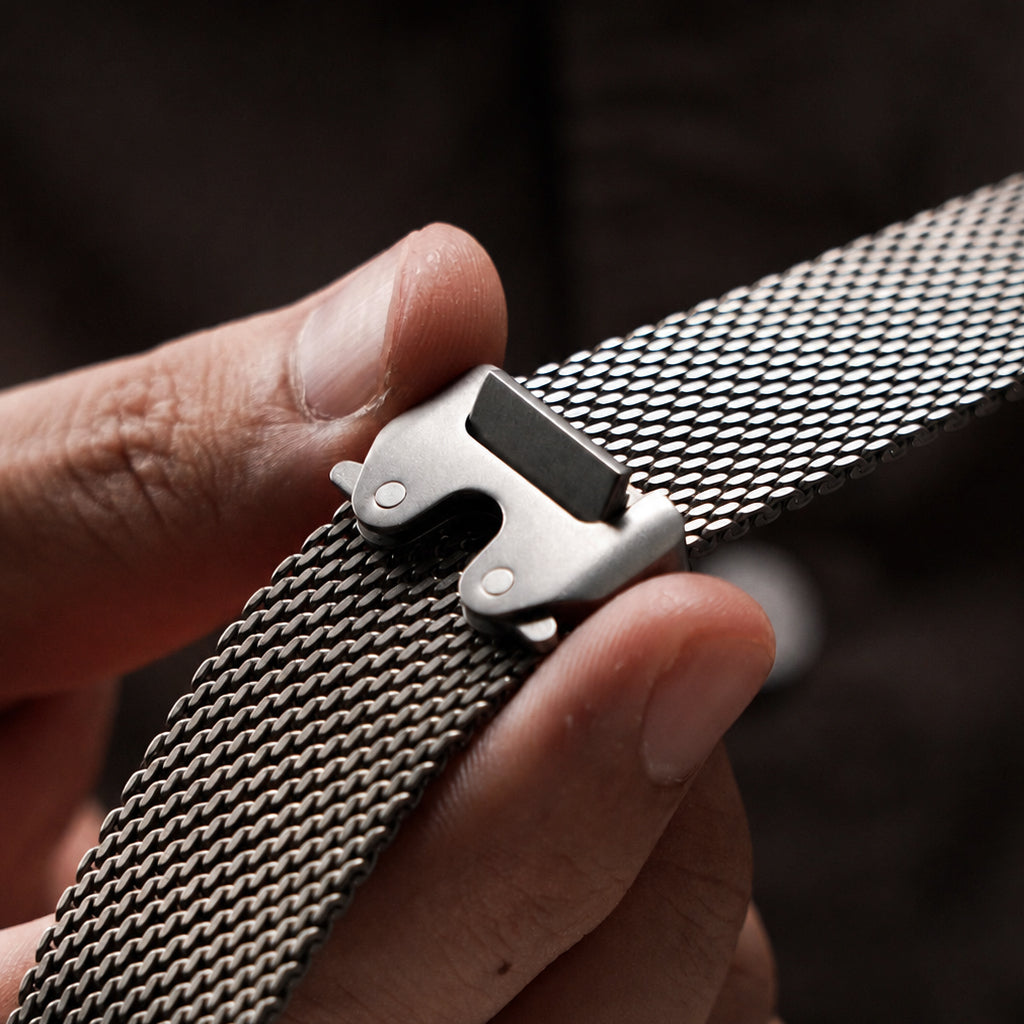 Titanium Milanese Band